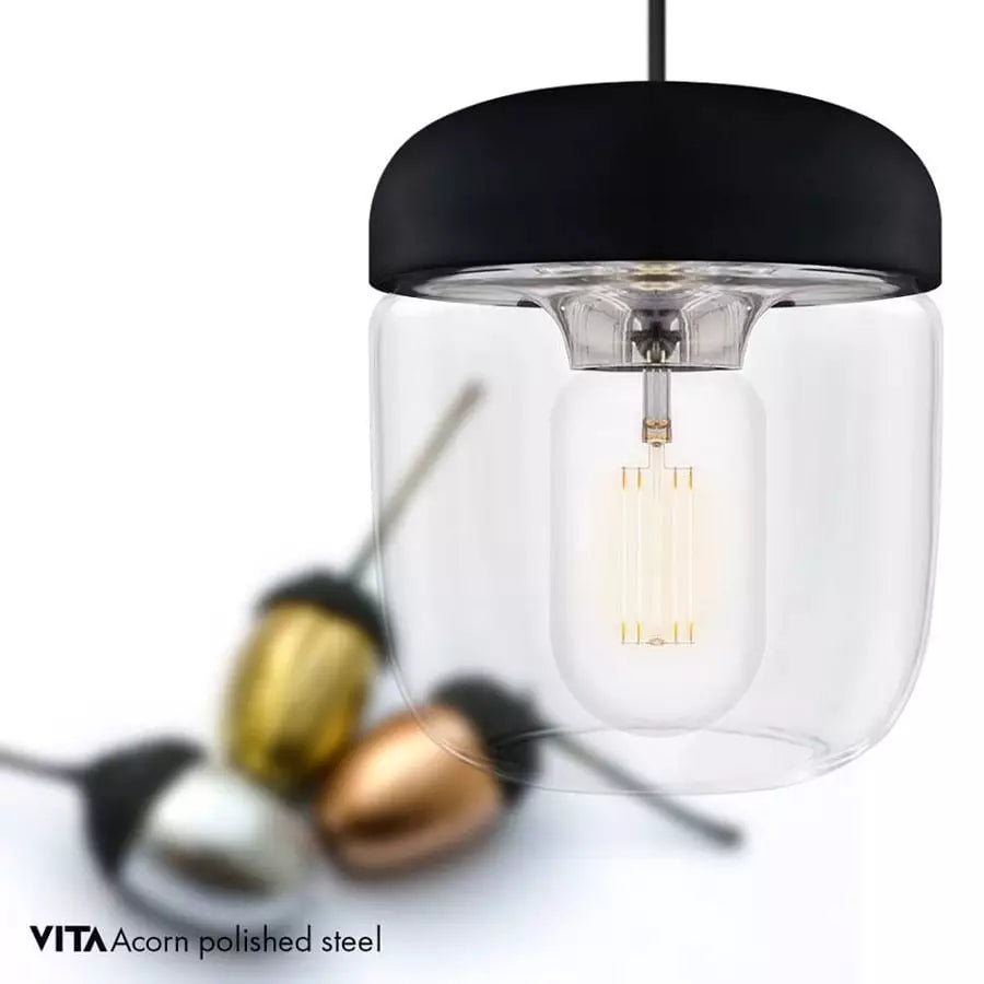 Lampe Umage Acorn Polished Steel