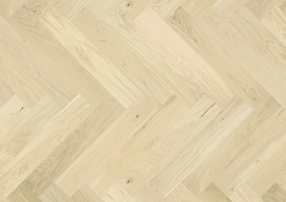 Saga Herringbone Parkett Coconut