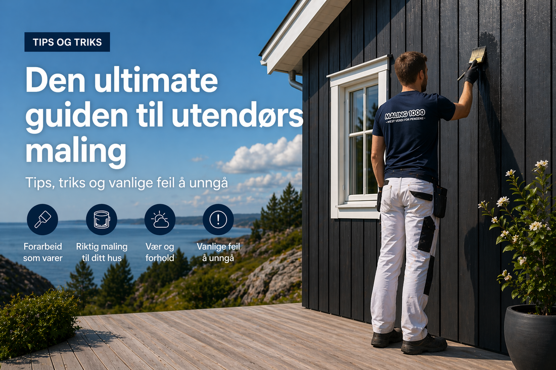 Den ultimate guiden til utendørs maling